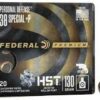 FEDERAL PREMIUM HST 38 SPECIAL+P JHP 130GR