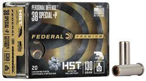 FEDERAL PREMIUM HST 38 SPECIAL+P JHP 130GR