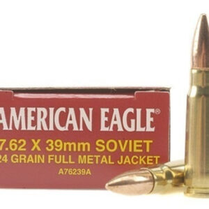 Federal American Eagle 7.62x39 124gr FMJ