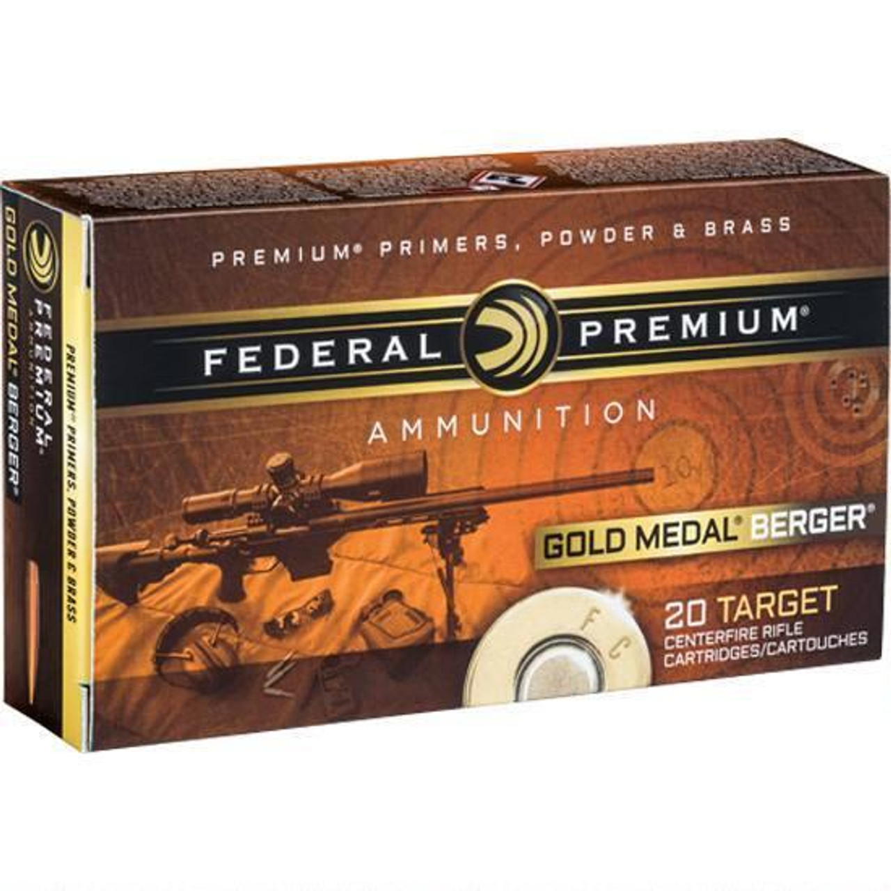 Federal Gold Medal Berger 6.5mm Creedmoor OTM Federal Gold Medal Berger 6.5mm Creedmoor OTM