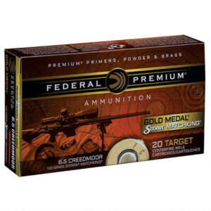 Federal Gold Medal Match 6.5 Creedmoor 140 Gr BTHP