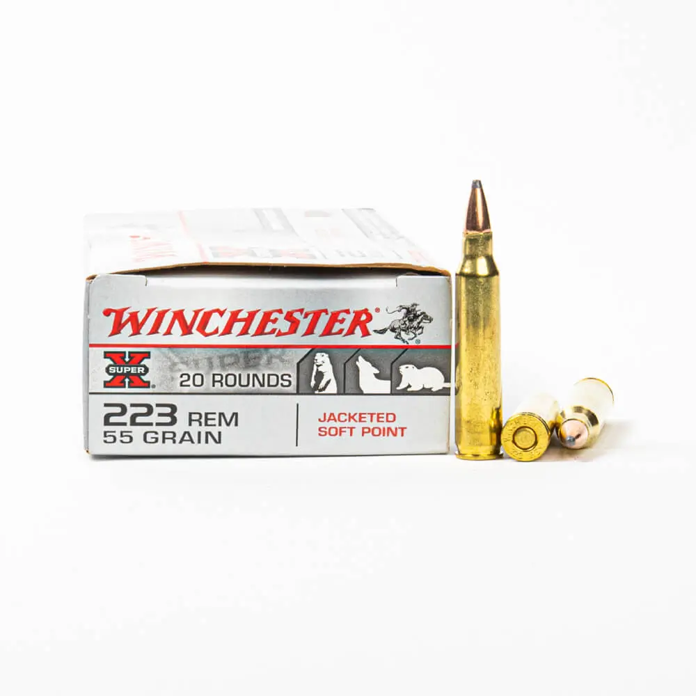 WIN SUPER X 222 REM 50 GR SP CANADA WIN SUPER X 223 REM 55 GR SP